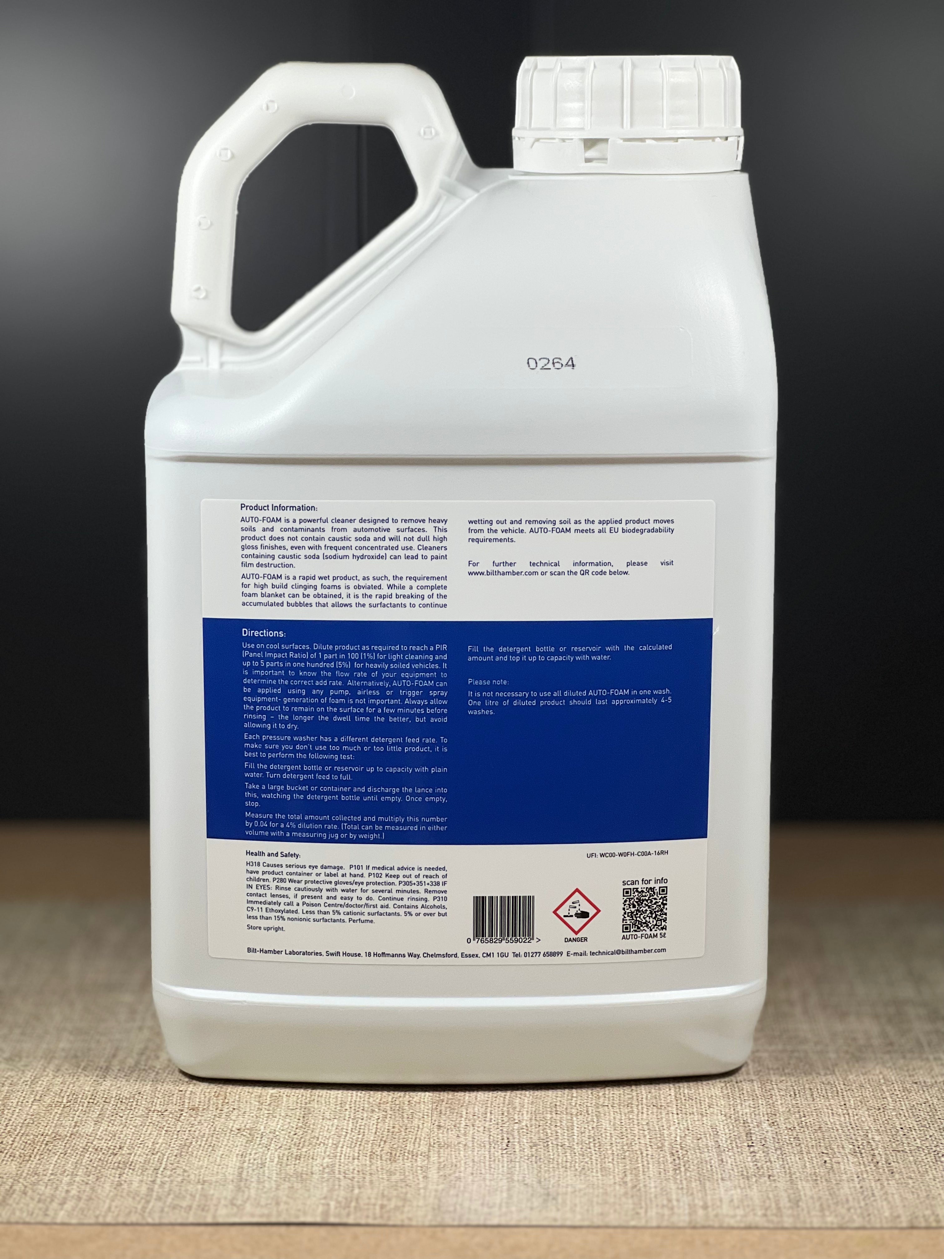 BILT HAMBER AUTO-FOAM PRE-WASH CLEANER - 5 Litre