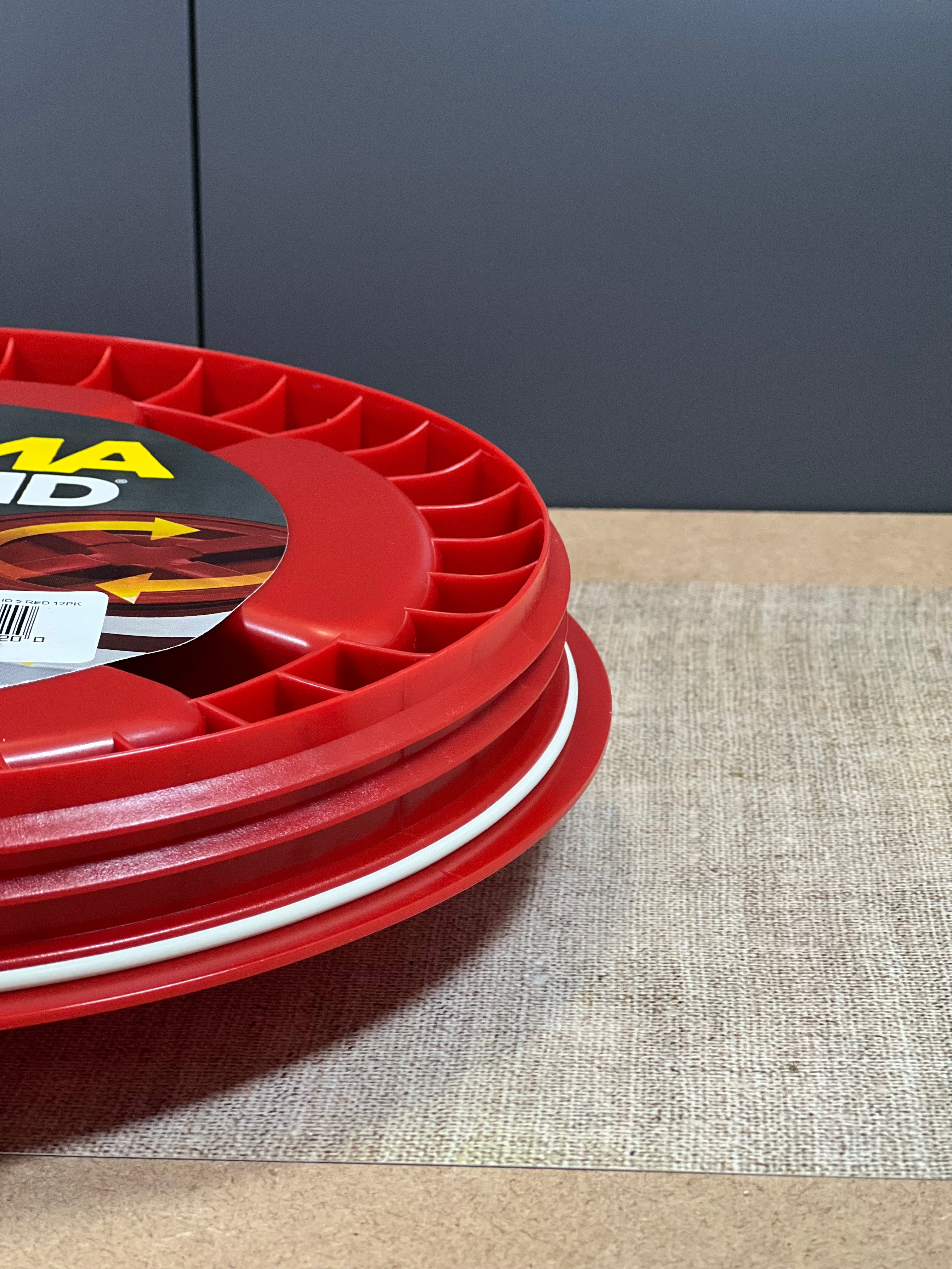 GRIT GUARD GAMMA SEAL BUCKET LID - Red