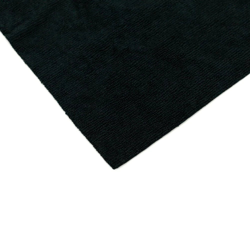 THE RAG COMPANY EDGELESS 245 ALL-PURPOSE 16 X 16 MICROFIBER TERRY TOWEL - BLACK
