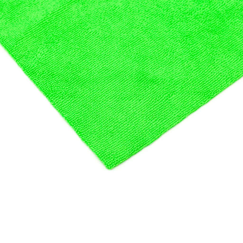 THE RAG COMPANY EDGELESS 245 ALL-PURPOSE 16 X 16 MICROFIBER TERRY TOWEL - LIME GREEN