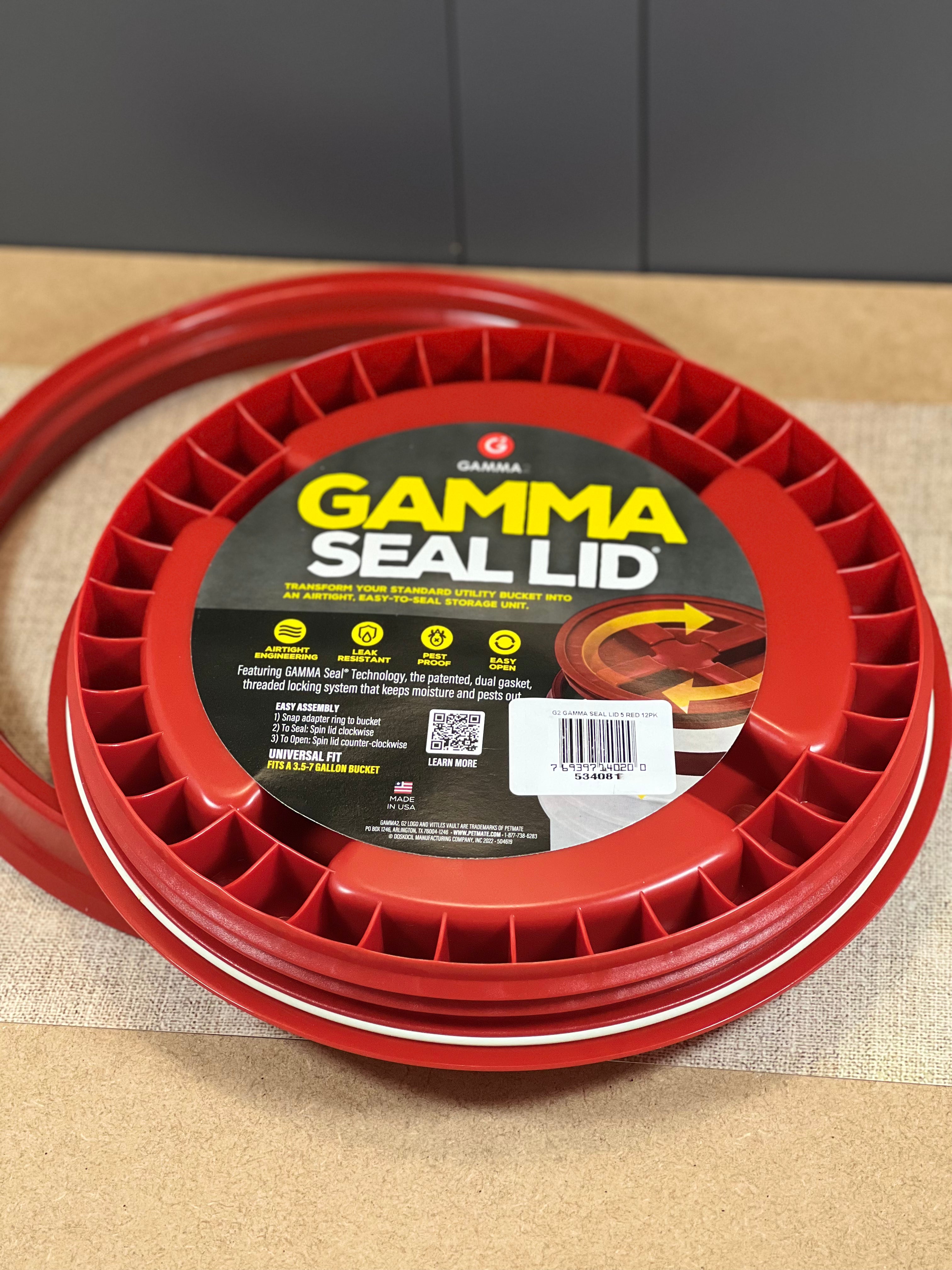 GRIT GUARD GAMMA SEAL BUCKET LID - Red