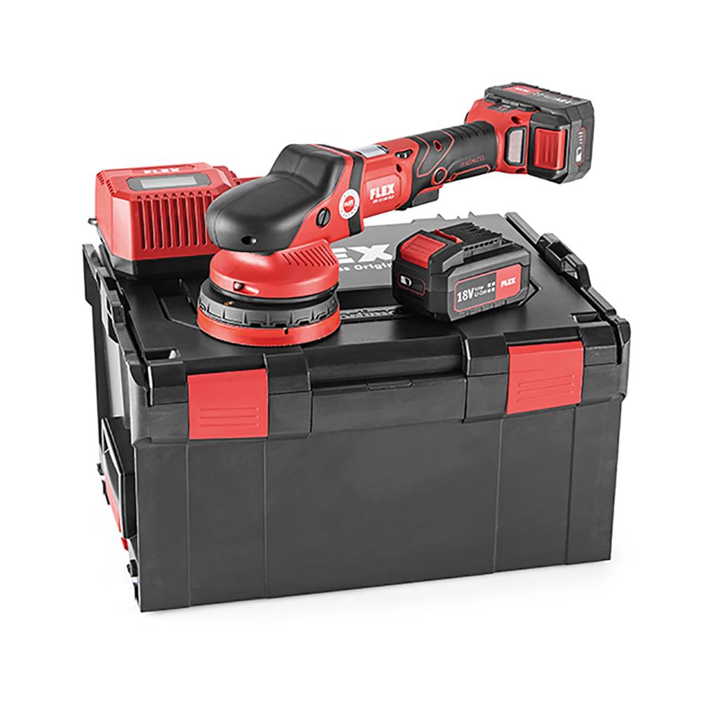 FLEX XFE15 125 CORDLESS ROTO RANDOM ORBITAL POLISHER (2 BATTERY SET)
